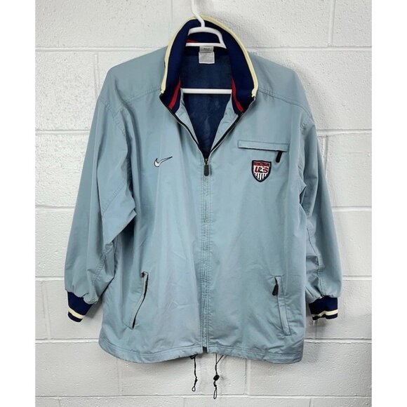 Vintage NIKE US Soccer National Team Jacket Blue / Team Issue / Men’s XL